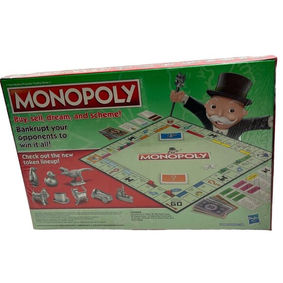 Hasbro Original Monopoly Classic Game Edition Family Traditional 8 Token New C96 - Picture 2 of 5